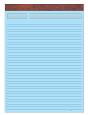 blue letter pad
