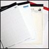 tape and foil imprinted legal pads