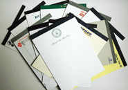 custom printed letter pads